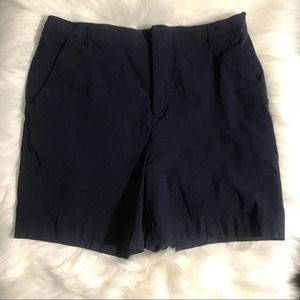 Kathy Ireland Navy Stretch Bermuda Shorts Sz 10